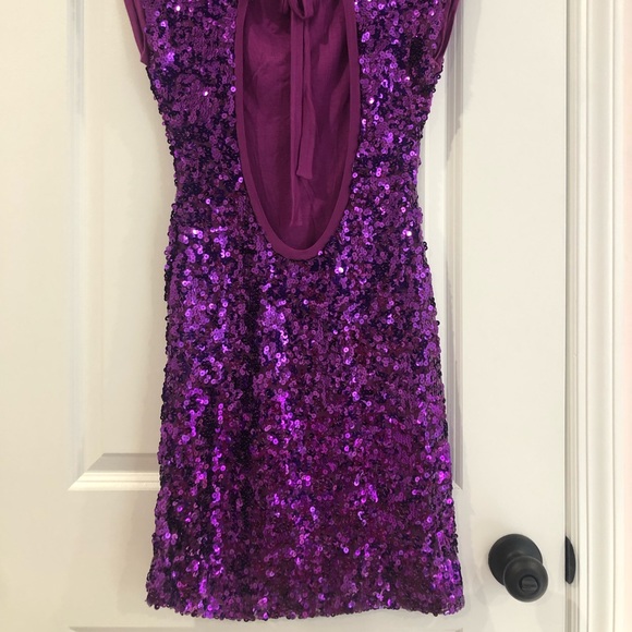 Purple Sequins Cocktail dress — purchased from ASOS - Picture 5 of 5